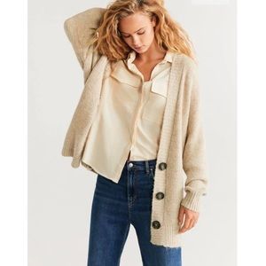 Mango Wool Blend Knit Cardigan NWT *SOLD*